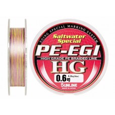 Шнур Sunline PE-EGI HG 180м 0,6/0,128мм 12lbs 4,2кг