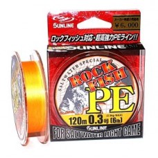 Шнур Sunline Rock fish PE HG 120м 0,3