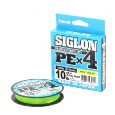 Шнур Sunline Siglon PEх4 light green 150м 0,6 10lb