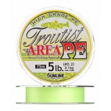 Шнур Sunline Troutist area PE 75м 0,2 5lbs