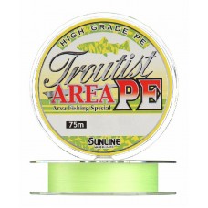 Шнур Sunline Troutist area PE 75м 0,4 8lbs