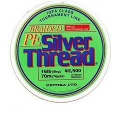 Шнур Unitika Braided PE Silver Thread eye catch 150м 0,148мм 4кг