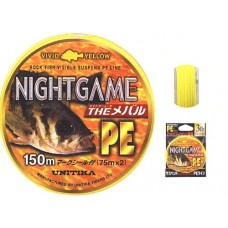 Шнур Unitika Nightgame the mebaru PE 150м 0,09мм 1,5кг