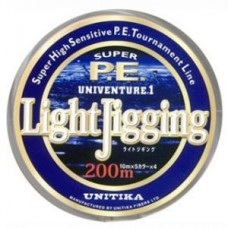 Шнур Unitika Univenture light jigging PE 200м 0,21мм 9кг