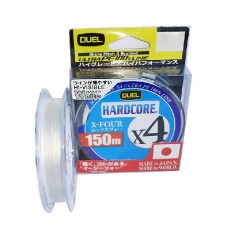 Шнур Yo-Zuri PE Hardcore X4 Duel 1.2/0.191мм 9.0кг 150м white