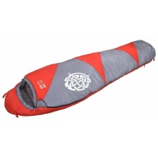 Спальник Nova Tour Сибирь красный/серый левый