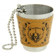 Стакан Хольстер с цепочкой Медведь