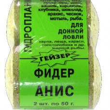 Технопланктон Привада Фидер гейзер анис 2шт по 50гр