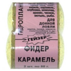 Технопланктон Привада Фидер гейзер карамель 2шт по 50гр