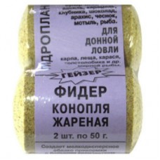 Технопланктон Привада Фидер гейзер конопля жаренная 2шт по 50гр