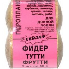 Технопланктон Привада Фидер гейзер тутти-фрутти 2шт по 50гр