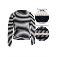 Тельняшка зимняя полушерстяная черный