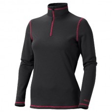 Термобелье Marmot W`ms Midweight zip neck ls верх black