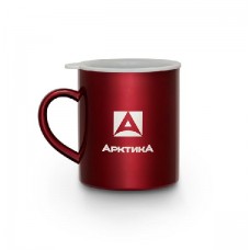 Термокружка Арктика с крышкой 300мл красный
