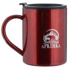 Термокружка Арктика с крышкой 400мл красная