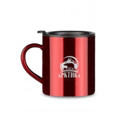 Термокружка Арктика с крышкой 450мл красный