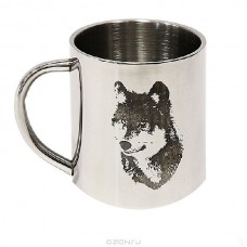 Термокружка Expedition Волк нержавеющая сталь 280 мл