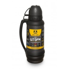 Термос Арктика вакуумный узкое горло 1800мл черный