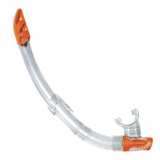 Трубка Cressi-Sub Gamma прозрачный силикон оранжевая