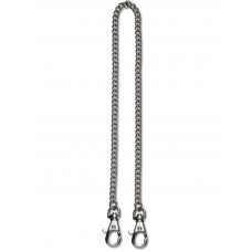 Цепочка Victorinox хромированная 40см с карабином и креплением из кожи