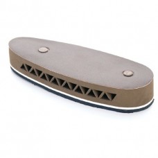 Тыльник Hiviz для приклада 20мм с кож накл вентилир коричн с бел прост