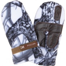 Варежки ХСН белый лес