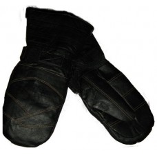 Варежки-краги кожа