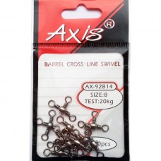 Вертлюг Axis Barrel тройной №8 10шт