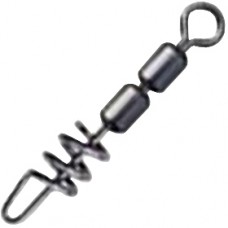 Застежка Kosadaka спиральная с двойным высокоскор вертлюгом №8 2шт