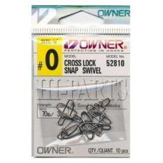Застежка Owner 52810 №0 10шт